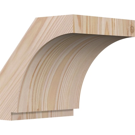 Ekena Millwork 5 1/2"W x 6"D x 6"H Imperial Smooth Knee Brace, Douglas Fir BRC06X06X06IMP00SDF